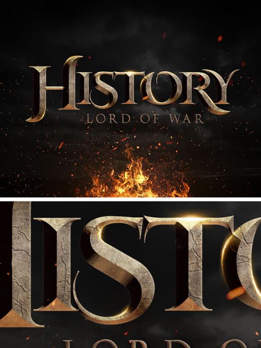 游戏，电影海报字体特效psd格式