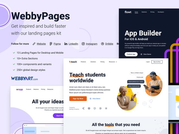 13个登陆页面UI设计合集figma源文件
