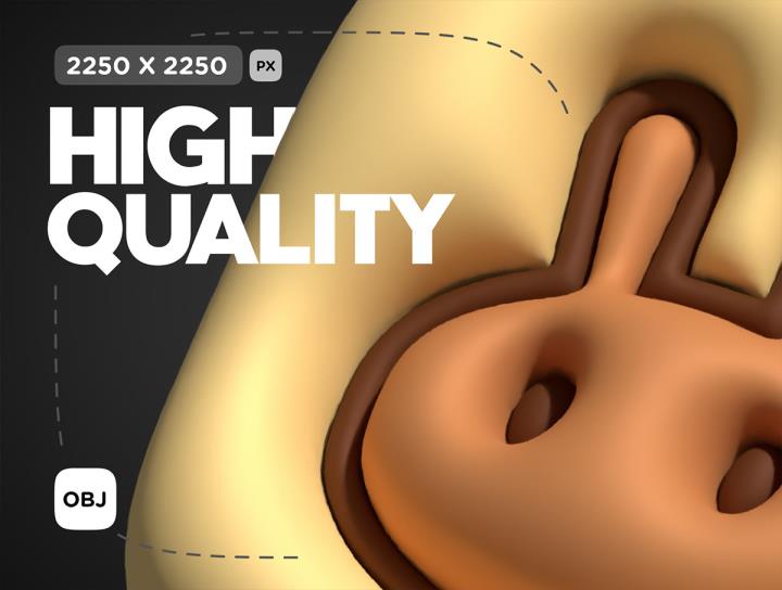 30个3D泡沫包-加密货币图标- PNG,3D文件- OBJ格式