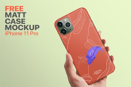 iPhone 11 Pro Case Mockup 样机psd格式