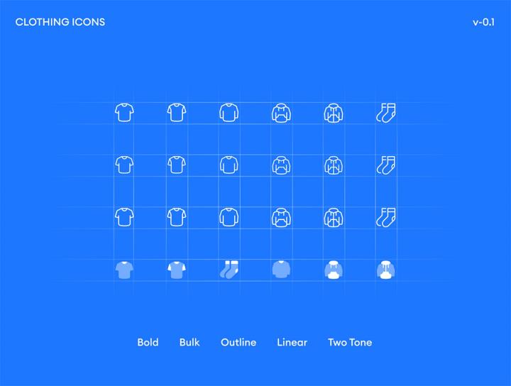 服装icon图标包figma格式
