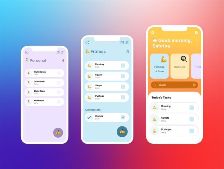 40页明暗任务管理app应用程序figma源文件