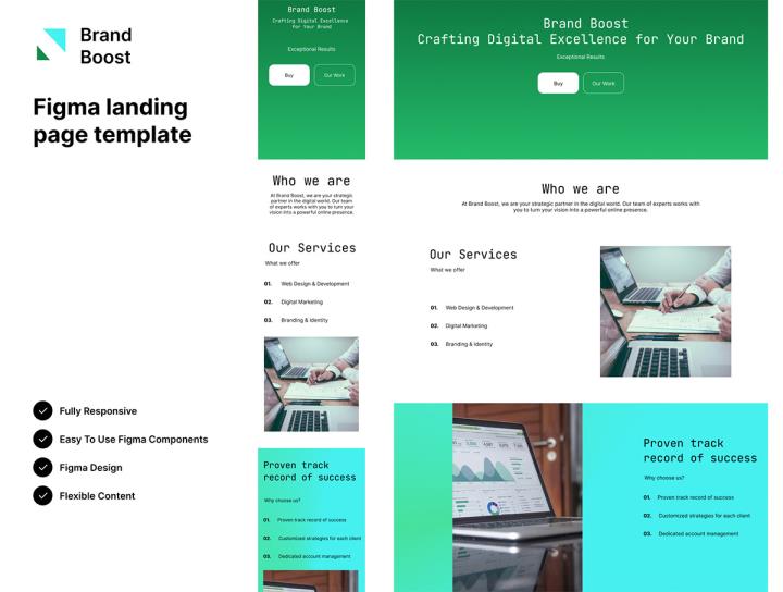 响应式品牌公司官网高保真UI设计分享