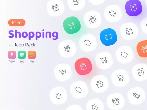 购物图标套装系列figma源文件