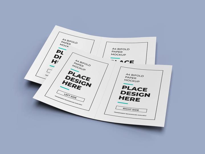 双联传单免费模型样机psd格式