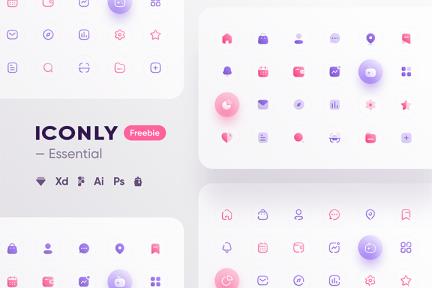 24个单色多格式精美icon图标sketch，xd，figma，psd，png格式