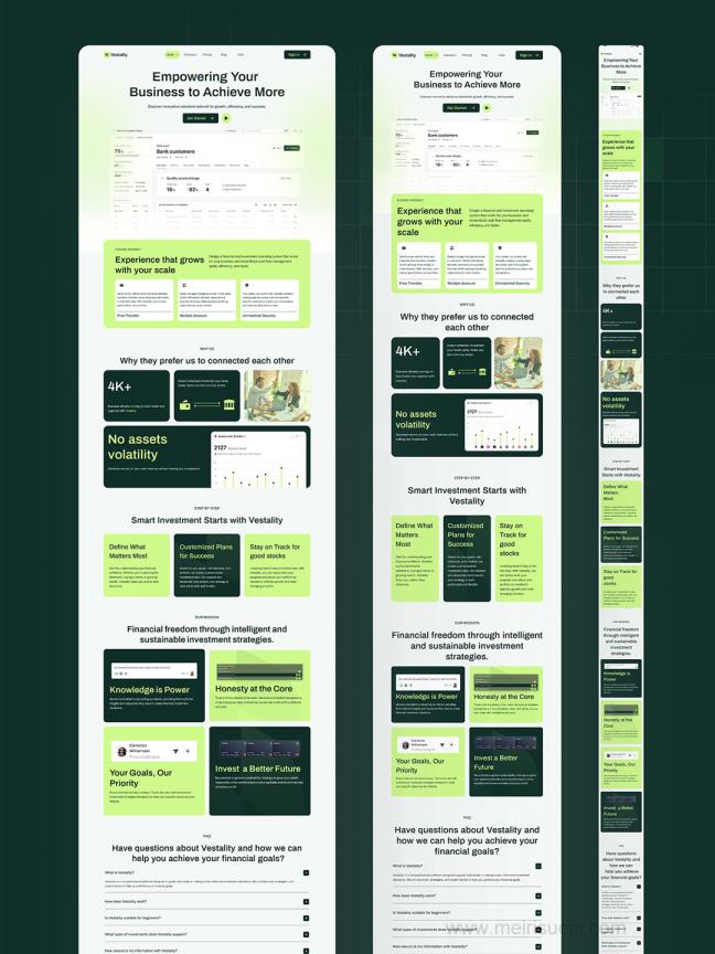 响应式设计SAAS业务网站设计figma、sketch源文件