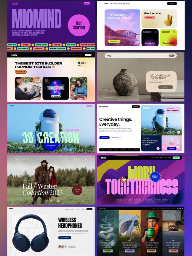 50个时尚的网站英雄标题banner图设计figma源文件