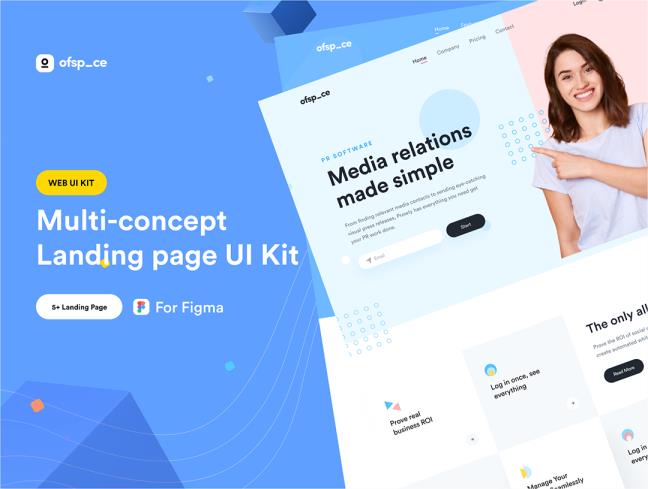 响应式设计15页3个类别登录页合集figma源文件