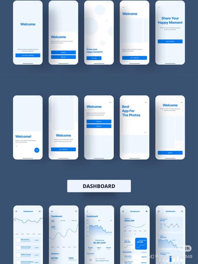 超全180页12个类别app设计原型，线框源文件sketch，figma格式