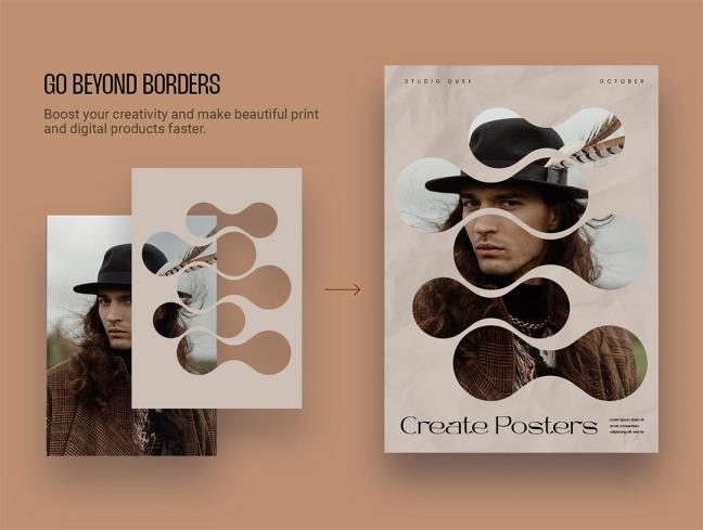 50个抽象几何蒙版和形状PSD、PNG、AI、SVG、EPS格式(没有演示图，只有蒙版)