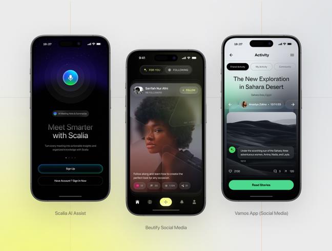 16页app用户界面探索移动端模板figma源文件