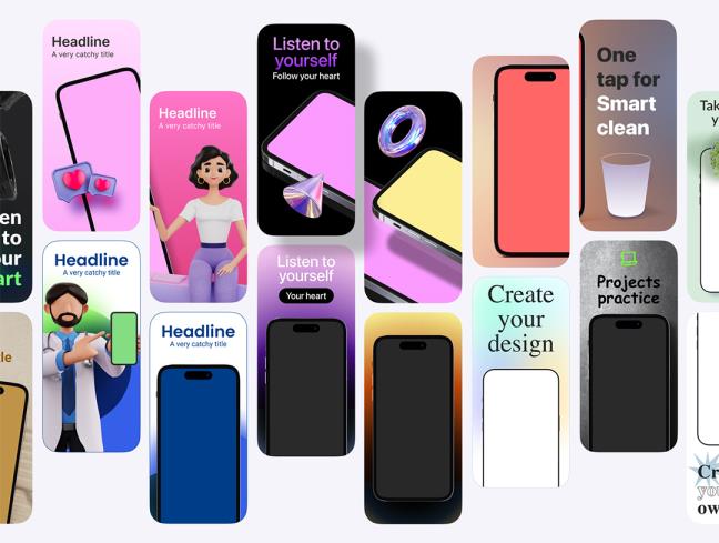 264个11个类别IOS应用商店模板figma源文件