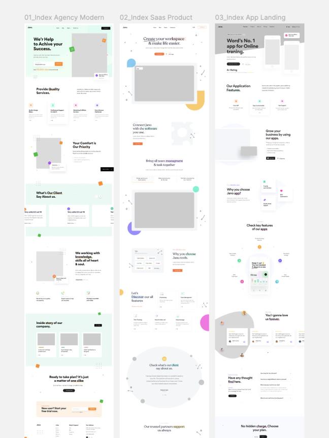 共38页13个行业首页25内页网站原型设计figma格式