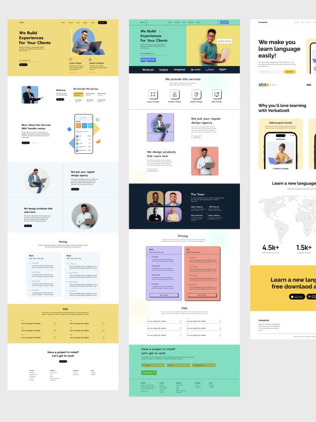 50个多个行业网站登录页设计合集figma源文件（包含Saas,企业等行业）