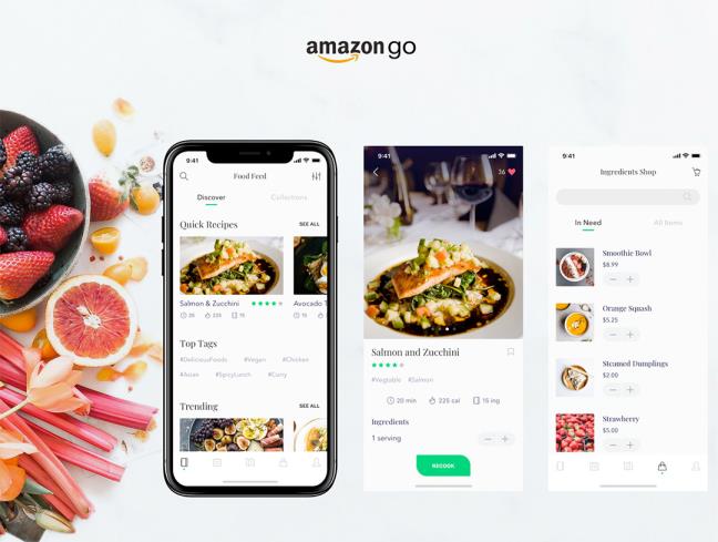 15页食品美食外卖APP设计figma格式（包含线框图）