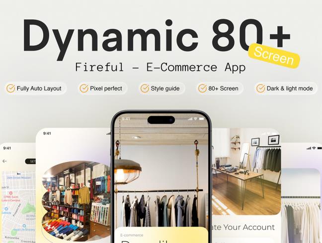 明暗80页电子商务app界面设计figma源文件