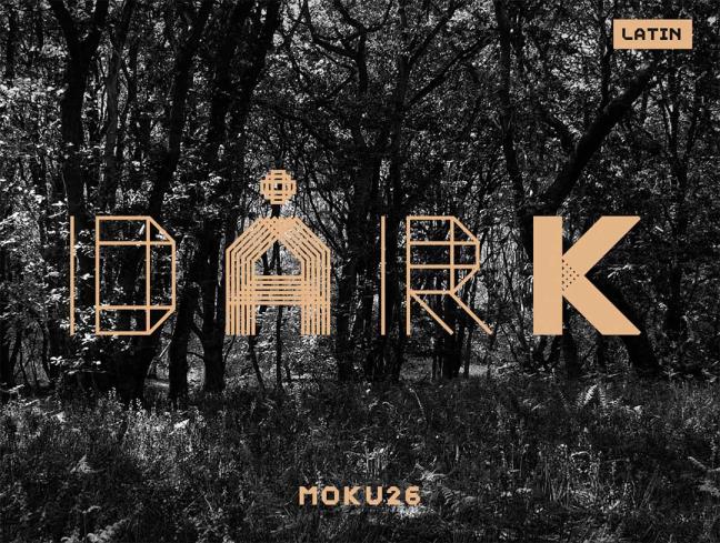 为数字木工设计的时尚几何字体OTF, TTF, SVG, WOFF, EOT格式