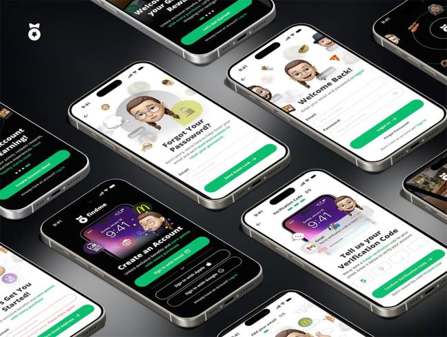 31页认证流程登录与注册app界面设计figma源文件