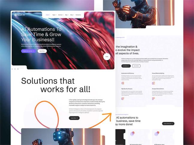 31页响应式设计AI公司原型界面设计figma格式(不包含页面里的图）