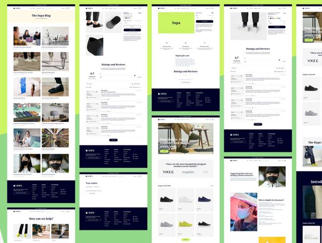 42页电子商务网站模板figma格式