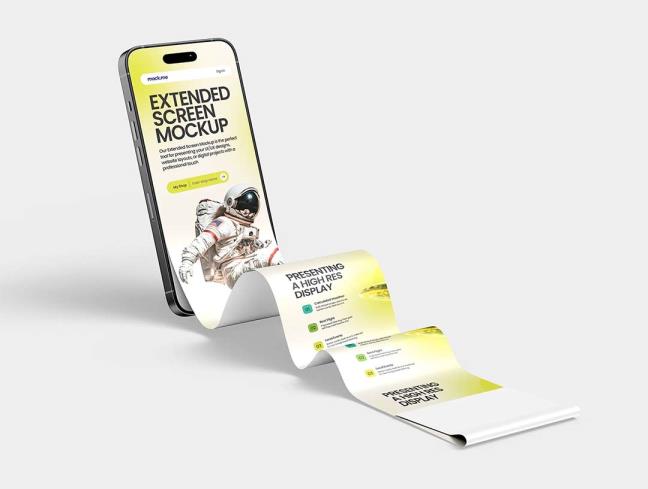 10个场景iPhone 16 Pro 长滚动模拟图集psd格式