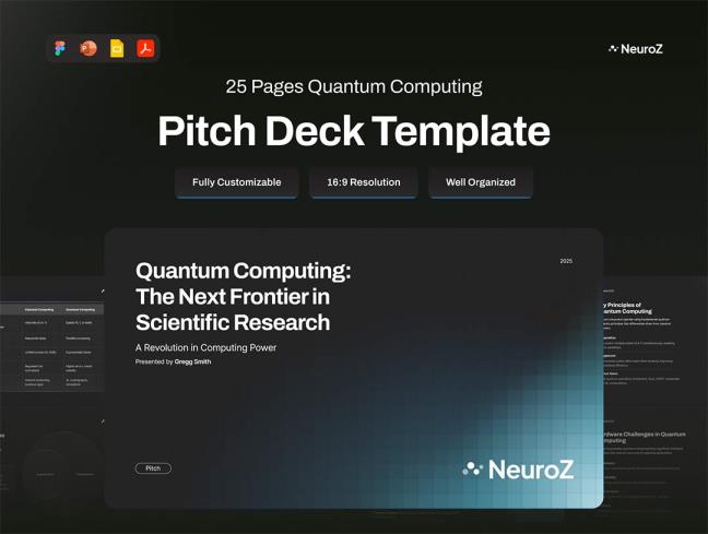 25页量子计算提案演示文稿Fig、Deck、PPTX、PDF格式