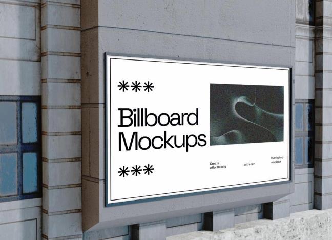 城市广告牌模型psd格式