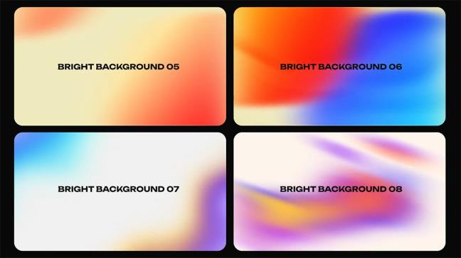 30个液体渐变动态背景视频AE格式