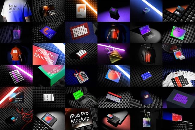 31个品牌展示样机 PSD 模型