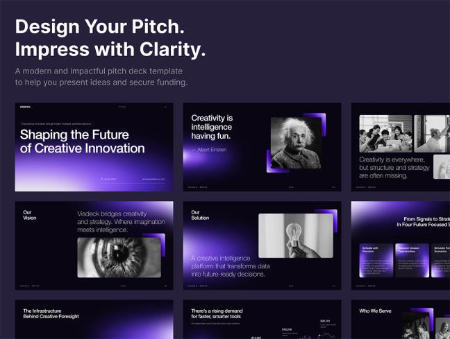 25页初创企业与创意从业者的现代商业路演 PPT,figma 模板