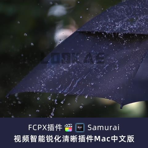 中文版FCPX插件Samurai 1.2.3视频智能锐化清晰工具