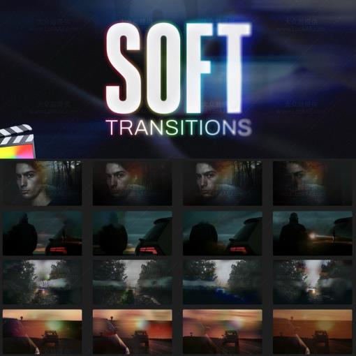 FCPX插件-26个电影感淡入淡出叠化交叉溶解视频转场预设