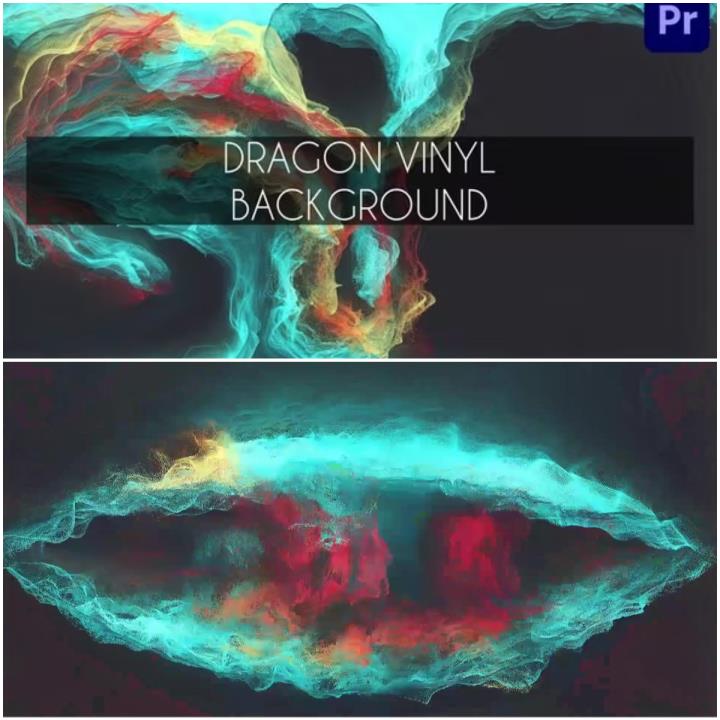 PR模板-抽象动态背景可视化波形动画用于音乐视频增添活力