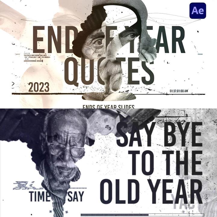 史诗般的烟雾幻灯片时间线演示电影大事记历史纪录片ae模板素材